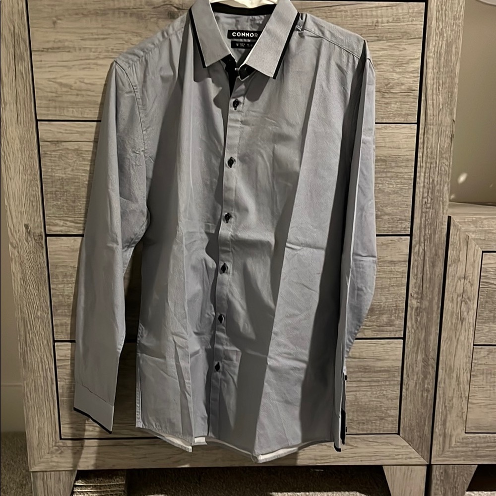 Connor Charcoal Long-Sleeve Shirt